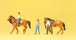 Preiser 79183 Horse Riders (2) Figure Set N Gauge