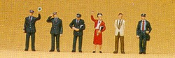 Preiser 79061 DB Train Personnel (6) Figure Set N Gauge
