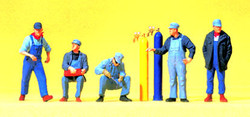 Preiser 79214 American Railroad Personnel (5) Figure Set N Gauge