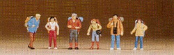 Preiser 79027 Young Travellers (6) Figure Set N Gauge