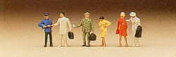 Preiser 79029 At the Platform Gate (6) Figure Set N Gauge