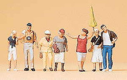 Preiser 79163 Tourists with Guide (7) Figure Set N Gauge