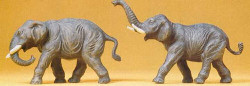 Preiser 79710 Circus Elephants (2) Figure Set N Gauge