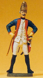 Preiser 54124 Prussian (1756) 38 NCO Standing Fusilier Figure 1:24