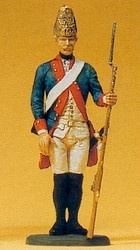 Preiser 54126 Prussian (1756) 38 Fusilier Standing Gun Lowered Figure 1:24