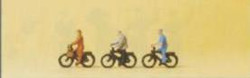 Preiser 80911 Cyclists (3) Figure Set 1:200