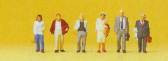 Preiser 80913 Travellers (6) Figure Set 1:200