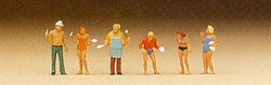 Preiser 79073 Grill Party (6) Figure Set N Gauge