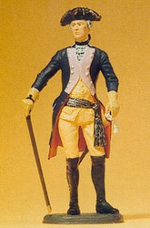 Preiser 54115 Prussian (1756) 7 Officer Standing Figure 1:24