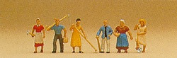 Preiser 79040 Farm Workers (6) Figure Set N Gauge