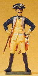 Preiser 54116 Prussian (1756) 7 NCO Standing Musketeer Figure 1:24