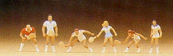 Preiser 79041 Tennis Players (6) Figure Set N Gauge