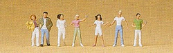 Preiser 79078 Young People (7) Figure Set N Gauge