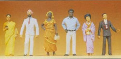 Preiser 68205 Foreign Visitors (6) Figure Set 1:50