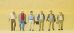 Preiser 74012 Commuters (6) Figure Set 1:100