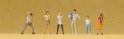 Preiser 79085 Spectators (6) Figure Set N Gauge