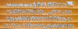 Preiser 79006 Passengers/Passers By (125) Unpainted Figures N Gauge