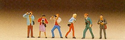 Preiser 79059 Photographers (6) Figure Set N Gauge