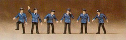 Preiser 79012 DB Railway Personnel (6) Figure Set N Gauge