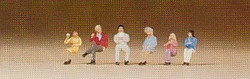 Preiser 79014 Seated Persons (6) Figure Set N Gauge