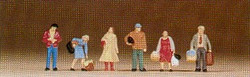 Preiser 79017 Passengers Waiting (6) Figure Set N Gauge