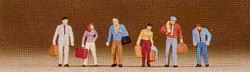 Preiser 79018 Passengers Walking (6) Figure Set N Gauge