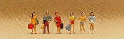 Preiser 79023 Teenage Passengers (6) Figure Set N Gauge