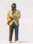 Preiser 29046 Armed Robber Figure HO