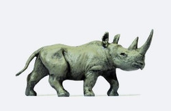 Preiser 29521 African Rhinoceros (Head Up) Figure HO