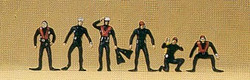 Preiser 79088 Divers (6) Figure Set N Gauge