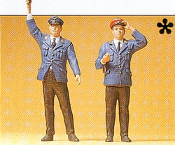 Preiser 45000 Controller and Conductor Figure Set G Gauge