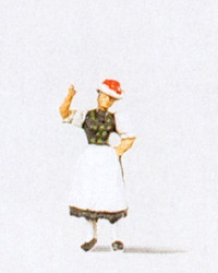 Preiser 29021 Woman in German (Gutachtal) National Costume Figure HO