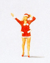 Preiser 29026 Christmas Girl Figure HO