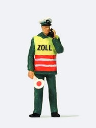 Preiser 28100 Customs Officer in Safety Vest Figure HO