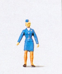 Preiser 28007 Railway Stewardess Figure HO