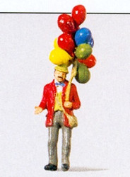 Preiser 29000 Man Selling Balloons Figure HO