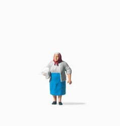 Preiser 28255 Newspaper Woman Figure HO