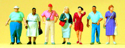 Preiser 10548 Passers By (7) Exclusive Figure Set HO