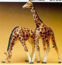 Preiser 20385 Circus Giraffes (2) Figure Set HO