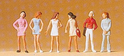 Preiser 14006 Teenage Girls (6) Standard Figure Set HO