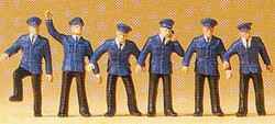 Preiser 14012 DB Railway Personnel (6) Standard Figure Set HO