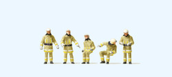 Preiser 10773 Firemen Beige Uniform at F/Engine (5) Exclusive Figure Set HO