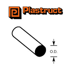 Plastruct 90861 (MR-125P) Rod 3.2mm 5pc