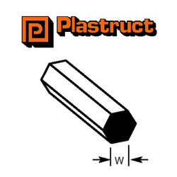 Plastruct 90875 (MRX-80P) Hex Rod 2.0mm 10pc