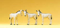 Preiser 10151 Donkeys (3) Exclusive Figure Set HO