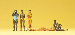 Preiser 10309 Female Sunbathers (6) Exclusive Figure Set HO