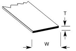 Plastruct 91101 (SSS-101P) 0.3mm Styrene Sheet White 300x175mm 8pc