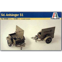ITALERI 6450 SD Anhanger 2x Trailers 1:35 Military Model Kit