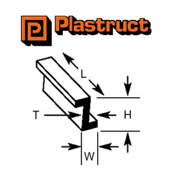 Plastruct 90591 (ZFS-2P) Z Section 1.6x1.0mm 10pc