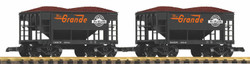 Piko 38931  Denver & Rio Grande Western Ore Wagon w/Load Set (2) G Gauge